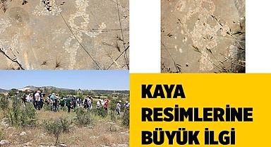 Bekilli'deki kaya resimlerine büyük ilgi