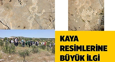 Bekilli'deki kaya resimlerine büyük ilgi