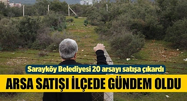 Belediye 20 arsayı satışa çıkardı, vatandaş tepki gösterdi