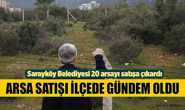 Belediye 20 arsayı satışa çıkardı, vatandaş tepki gösterdi