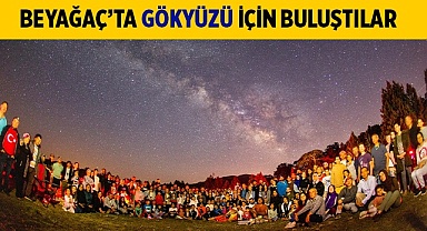 Beyağaç’ta gökyüzü gözlem etkinliği düzenlendi