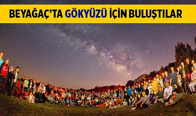 Beyağaç’ta gökyüzü gözlem etkinliği düzenlendi