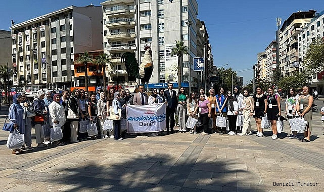 "BİZ ANADOLUYUZ" PROJESİYLE GENÇLER DENİZLİ'Yİ GEZDİ