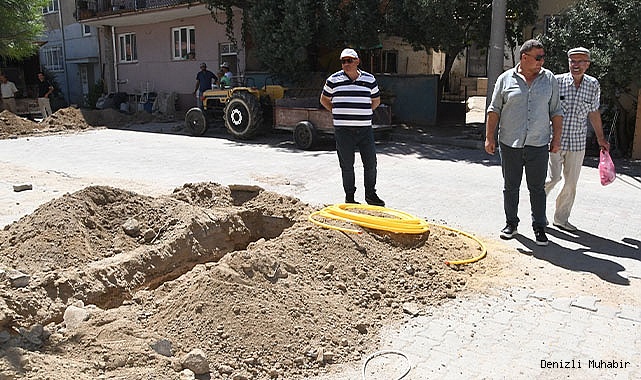 Buldan’da doğalgaz çalışmaları devam ediyor