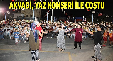 Büyükşehir ile yaz konseri coşkusu Akvadi’de