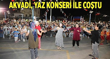 Büyükşehir ile yaz konseri coşkusu Akvadi’de