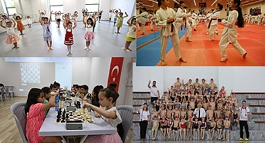 BÜYÜKŞEHİR YAZ SPOR OKULLARI DOLU DOLU GEÇİYOR