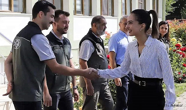 Çamelili ormancılara onur belgesi