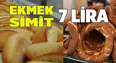 Denizli’de ekmek ve simit 7 lira oldu