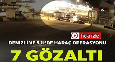 Denizli'de haraç operasyonunda 7 gözaltı