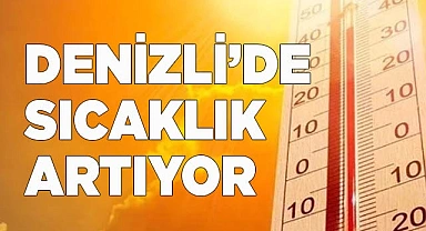 Denizli’de hava sıcaklığı mevsim normallerinin üzerine çıkıyor