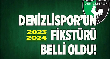 Denizlispor'un Fikstürü belli oldu