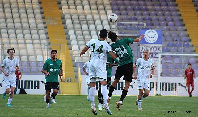 Denizlispor'un ilk hazırlık maçında gol sesi çıkmadı