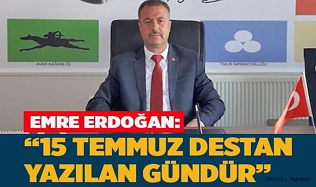 ERDOĞAN: “15 TEMMUZ DESTAN YAZILAN GÜNDÜR”