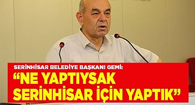 GEMİ, GES DAVASI HAKKINDA AÇIKLAMA YAPTI
