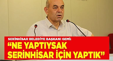 GEMİ, GES DAVASI HAKKINDA AÇIKLAMA YAPTI