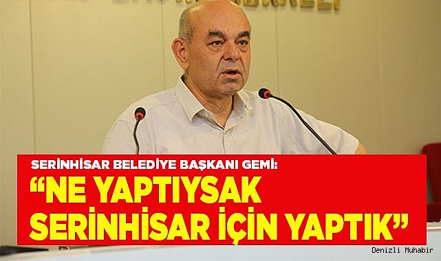 GEMİ, GES DAVASI HAKKINDA AÇIKLAMA YAPTI