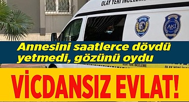 Hayırsız evlat, annesine etmediğini bırakmadı