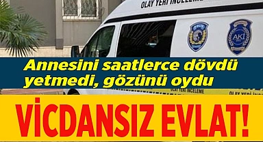 Hayırsız evlat, annesine etmediğini bırakmadı