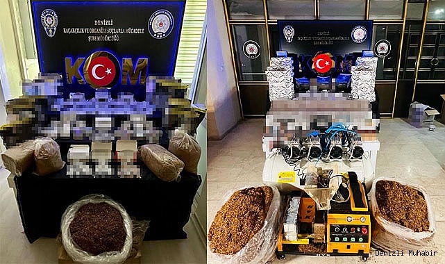 Kaçakçılık operasyonunda binlerce ürün ele geçirildi