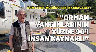 Karacabey: "Ormanlar yangınlarının yüzde 90'ı insan kaynaklı"