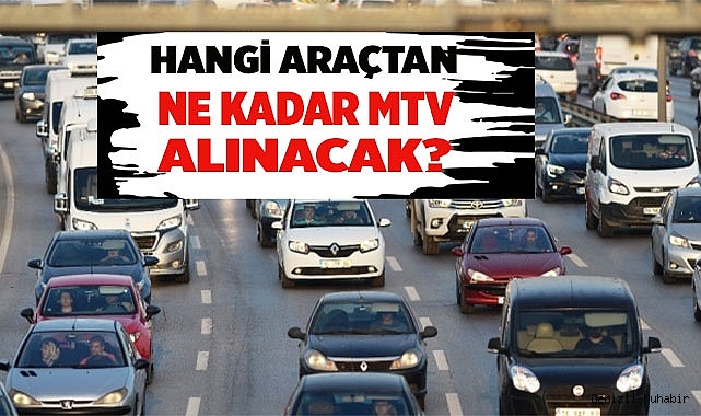 MTV’de hangi araç için ne kadar ek ödeme yapılacak?