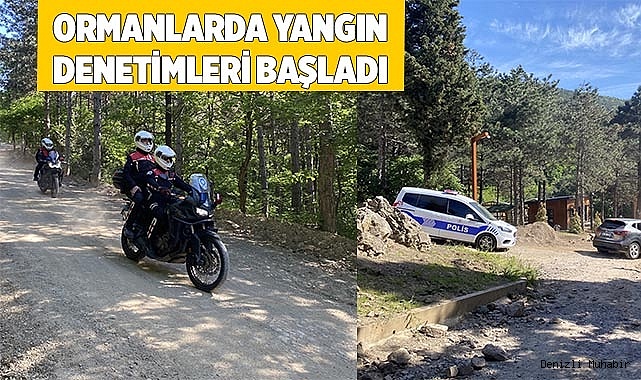 Orman yangınlarına karşı denetimlere başlandı