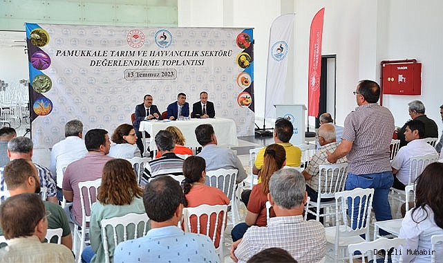 Pamukkale’ de Tarım Sektör Toplantısı Gerçekleştirildi.