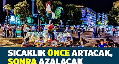 Sıcaklık önce artacak, sonra azalacak