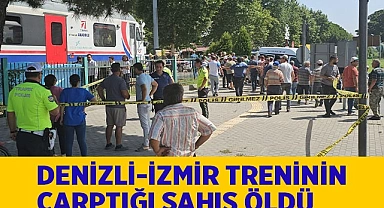 Trenin çarptığı adam hayatını kaybetti
