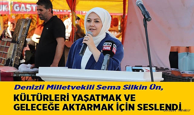 Ün, kültürleri yaşatmak ve geleceğe aktarmak için seslendi