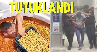 Zeytin tankında çıplak sepetleme yapan şahıs tutuklandı