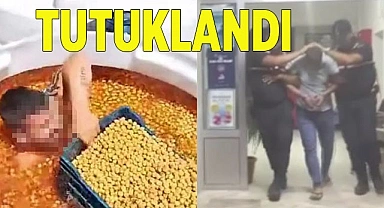 Zeytin tankında çıplak sepetleme yapan şahıs tutuklandı
