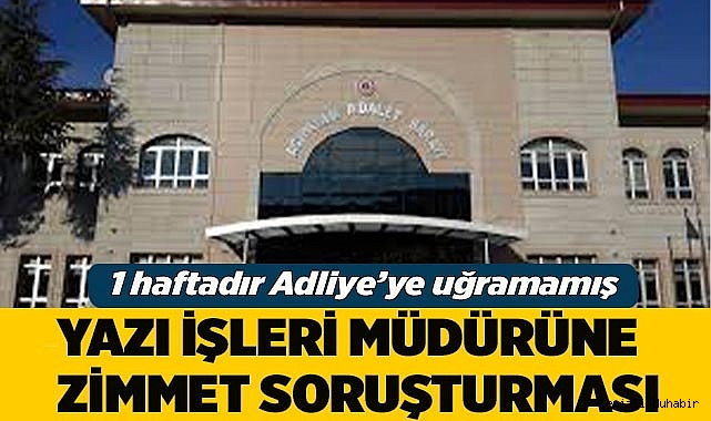 Zimmet iddiasıyla aranan Müdür sırra kadem bastı