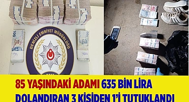 635 bin liralık gasp yapan 3 şüpheliden 1’i tutuklandı