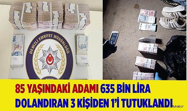 635 bin liralık gasp yapan 3 şüpheliden 1’i tutuklandı