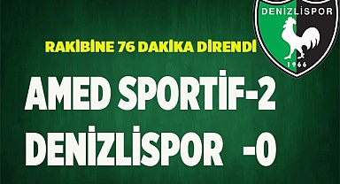 Amed sportif: 2 Denizlispor: 0