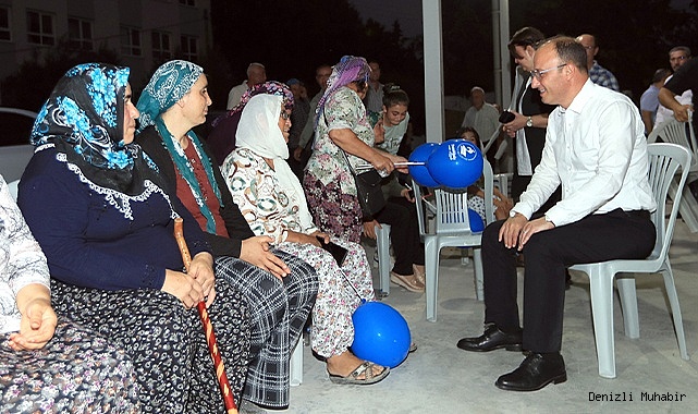 BAŞKAN ÖRKİ, HER AKŞAM İKİ MAHALLEDE VATANDAŞLARLA BULUŞUYOR