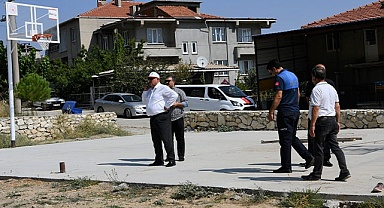 Başkan Şevik, Gölbaşı Mahallesi Sosyal Tesis inşaatını gezdi