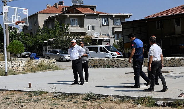Başkan Şevik, Gölbaşı Mahallesi Sosyal Tesis inşaatını gezdi