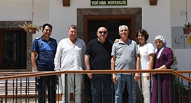 Başkan Şevik, Yeni Mahalle Muhtarını ziyaret etti