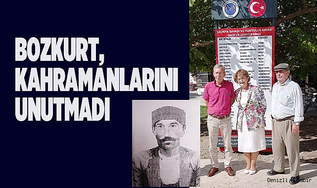 Bozkurt'ta şehit ve gaziler adına kitabe açıldı