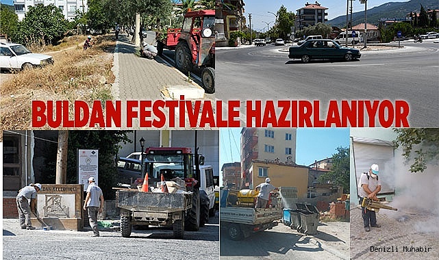 Buldan’da festival hazırlıkları sürüyor
