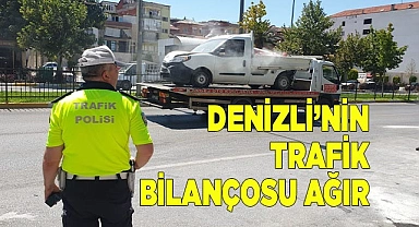 Denizli’de geçen 7 ayda 37 kişi trafik kazalarında can verdi