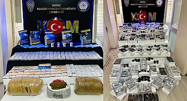 Denizli’de kaçakçılık operasyonlarında 9 kişi yakalandı