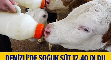 Denizli’de soğuk süt 12,40 TL oldu