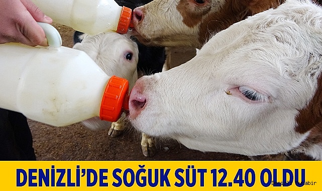 Denizli’de soğuk süt 12,40 TL oldu