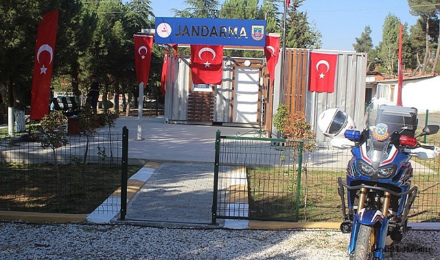 Denizli/Güney yolu üzerinde  jandarma asayiş noktası hizmete açıldı