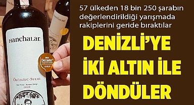 DENİZLİ’YE İKİ ALTIN İLE DÖNDÜLER