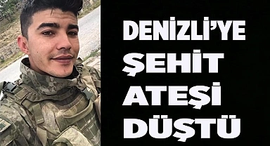 Denizli'ye şehit ateşi düştü
